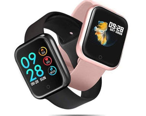 Smart Watch black Smart wristband with heart rate blood pressure waterproof watch for ios android