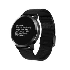 Smart Watch Black Steel OLED Screen Bluetooth Smart Watch