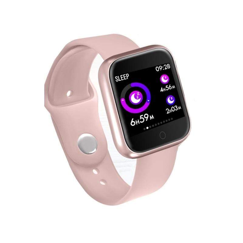 Smart Watch pink Smart wristband with heart rate blood pressure waterproof watch for ios android