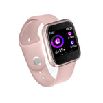 Smart Watch pink Smart wristband with heart rate blood pressure waterproof watch for ios android