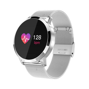 Smart Watch Silver Steel OLED Screen Bluetooth Smart Watch