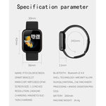 Smart Watch Smart wristband with heart rate blood pressure waterproof watch for ios android